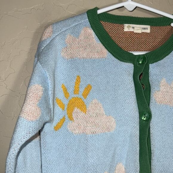 Tucker and Tate rainbow clouds cardigan sweater size 7 - Picture 2 of 5